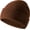 Brown, variant on Beanie for Men Women Knit Cuffed Beanie Hats Winter Knit Caps Ski Hat