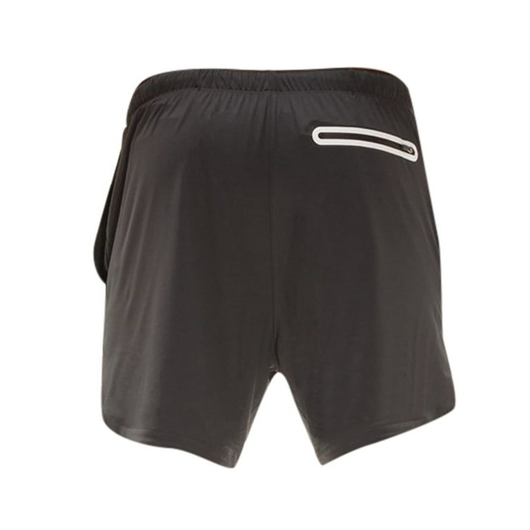 Men's Lightweight Running Shorts with Built-in Liner for Gym