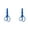 Blue 2PCS, variant on GiLiling 5.7” Stainless Stell Scissors, Safety, Blunt Tip, Comfortable, for Left and Right Handed Use, for Office Home Crafts, Assorted Colors