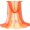 Orange, variant on Namzi Elegant Personalized Scarf, Summer Sunscreen Scarf Thin Gradient Small Scarf Georgie Versatile Scarf Light and Thin Scarf (Orange Gradient)
