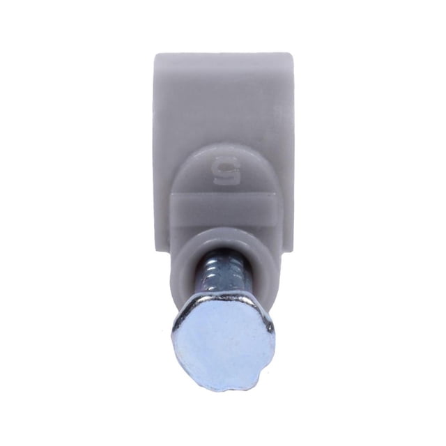 Grapa Para Cable Redondo Anclo 3/16" Gris 10 Piezas