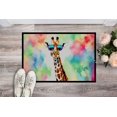 thumbnail image 2 of Carolines Treasures DAC3985JMAT 24 x 36 in.  Hippie Animal Giraffe Doormat, 2 of 5