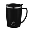 thumbnail image 1 of Billuyoard Taza de café Tapa a prueba de fugas Tamaño portátil Idea de regalo Múltiples opciones de color Tazas fáciles de limpiar Juegos de servir café y té Negro, 1 of 6