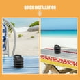 thumbnail image 3 of AURARMLET 6Pcs Durable Black Rubber Kayak Scupper Plugs for Marine Drain Hole Protection, 3 of 6