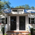 thumbnail image 3 of Awntech 6.38 Ft Dallas Retro Straight Slope Fixed Awning with Anodized Arms (76.5in x 24in x 48in), Taupe, 3 of 5