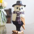 thumbnail image 3 of Estatua de búho de resina, figura decorativa, escultura para escritorio, oficina, dormitorio, regalos Masculino, 3 of 6