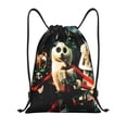 thumbnail image 1 of Goofa The Nightmare Before Christmas Print Drawstring Backpack Bag Sport Gym Sackpack Cinch Bags Drawstring Bags Draw String Sport Bag-Small, 1 of 6