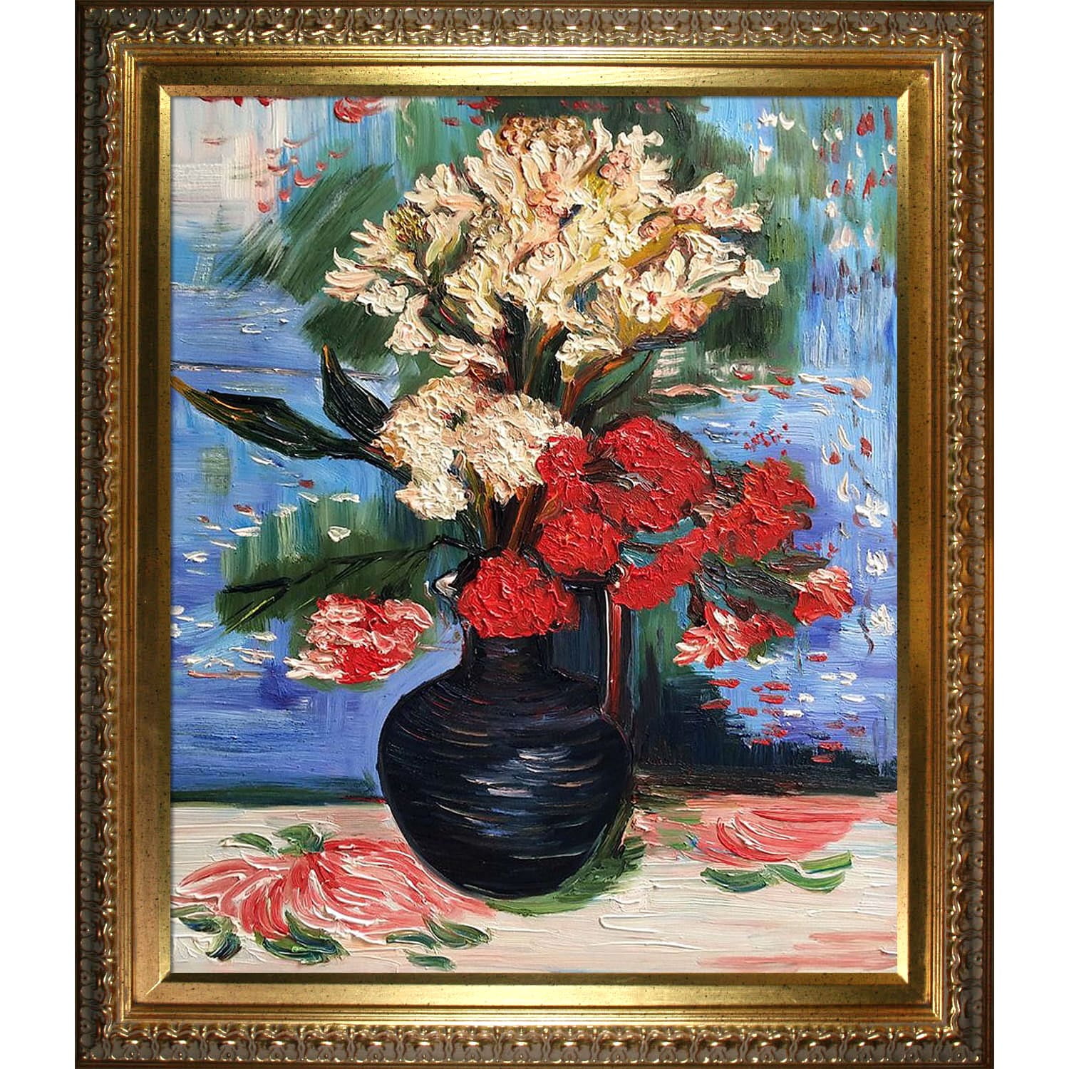Vincent Van Gogh Vase With Carnations Gym Bag