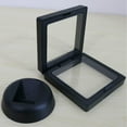 thumbnail image 3 of SH Challenge Coin Display Frame, 3D Floating Display Case Stand Holder, Medallion Medal Specimen Military Coin Clear Box (Black), 3 of 4