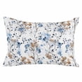 thumbnail image 2 of Blue Brown Spring Floral Body Pillow Cover, Pillowcase Protectors with Zipper, Breathable Decorative Throw Pillow Case Cover, Summer Botanical Art Pillow Shams for Couch Sofa 24x36Inch, 2 of 8