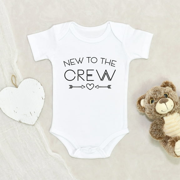 Pregnancy Announce Baby Clothes - Newest To Crews Baby Clothes - Cute Baby Clothes - Newborn Baby Clothes