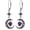 02-Feb-Amethyst, variant on Moon Star Birthstone Dangle Drop Earrings for Women 925 Sterling Silver Black Crescent Moon Celestial Heart Earrings Hypoallergenic Gothic Jewelry Birthday Gifts