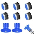 thumbnail image 2 of BUZIFU 6 Pcs Faucet Aerators M18 Water Tap Aerator Faucet Flow Restrictor Replacement Parts Insert Aerator With 2Pcs Cache Faucet Aerator Key Faucet Aerator Removal Tool for 18.5mm Tap Cache Aerator, 2 of 9