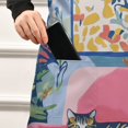 thumbnail image 5 of Yayeee Chief Kitchen Apron with Pockets for Cooking Water Resistant Unisex Adjustable Neck Strap, Art Cat, 5 of 7