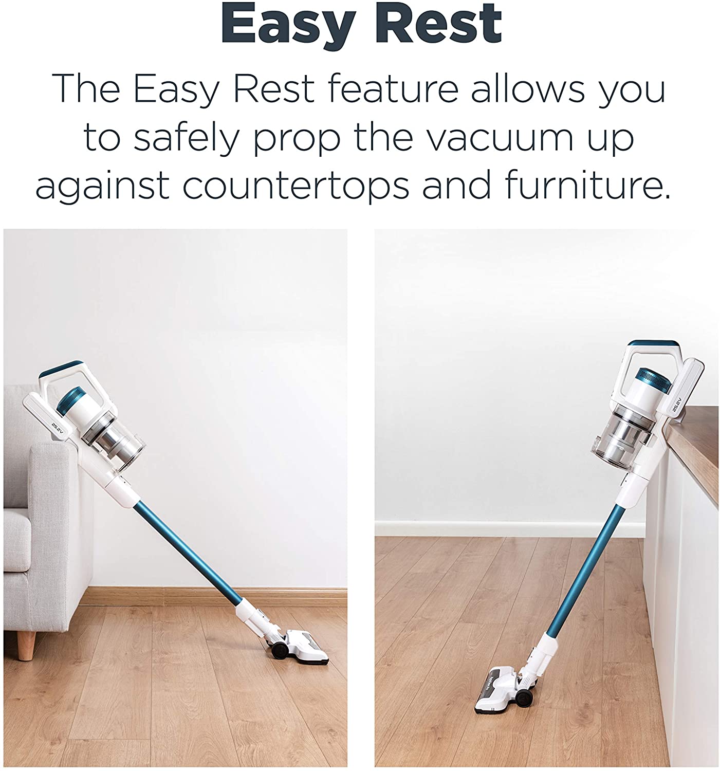 Eureka RapidClean Pro Lightweight Cordless Vacuum Cleaner, High Efficiency Powerful Digital Motor LED Headlights, Convenient Stick and Handheld Vac, Essential - image 3 of 4