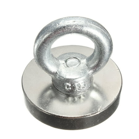 Extra Strong Magnets - 50x50mm Strong Round Rare Earth Permanent Neodymium NdFeB Magnet Eyebolt Ring