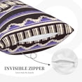 thumbnail image 5 of YFYANG Super Soft Rectangular Plush Cushion Cover (Without Pillow Insert), Abstract Art Deco Comfort and Non-Pilling Hidden Zip Bedroom Sofa Pillowcases, 20"x30", 5 of 9
