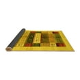 thumbnail image 2 of Ahgly Company Indoor Rectangle Abstract Yellow Contemporary Area Rugs, 6' x 9', 2 of 4