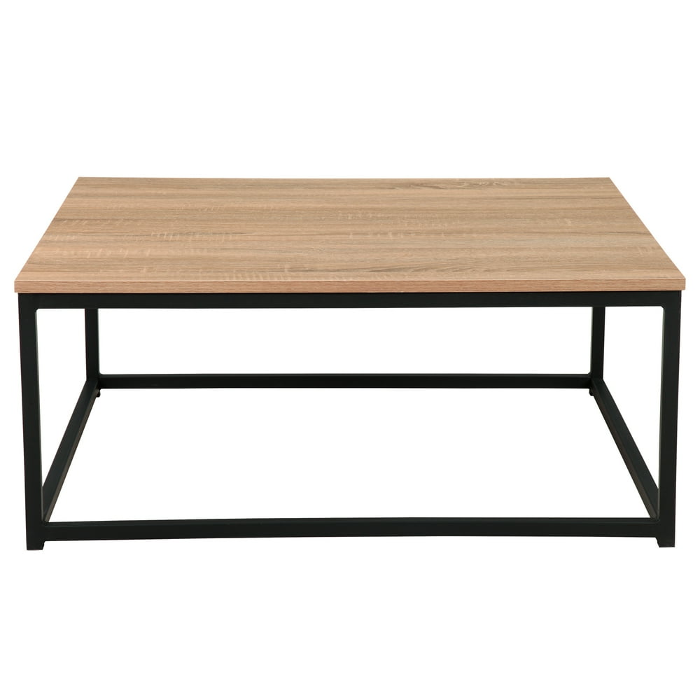 Small Cocktail Table for Living Room, Mid-Century Solid Wood Coffee