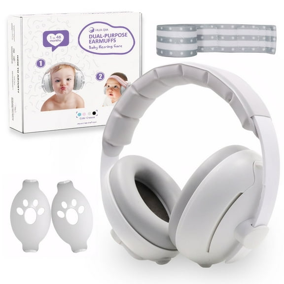 CJC Baby Noise Reduction Earmuffs Comfortable Baby Headphones for Babies and Toddlers Baby Ear Protection up to 36 Months Against Hearing Damage & Improves Sleep