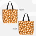 thumbnail image 2 of Pofeuu Cute Ghosts Print Tote Bag for Women,Hobo HandBags with Zipper,Large Capacity Casual Shoulder Handbags with Inner Pockets, 2 of 7