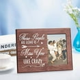 thumbnail image 5 of 1PC The People Are Going To Miss You Like Crazy Picture Frame Wood Picture Frame Graduation Gift, 5 of 9