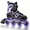 Violet, variant on Adjustable Flashing Inline Skates For Adult With Full Light Up Wheels, Fun Illuminating Outdoor Rollerskates For Men And Women, Best Gift For Beginners Indoor Outdoor Sports