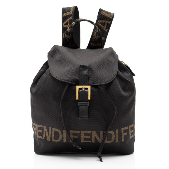 Pre-Owned Fendi Vintage Nylon 1925 Drawstring Backpack