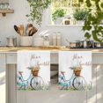 thumbnail image 4 of Spring Kitchen Towels Set of 4, Farmhouse Bicycle Botanical Floral Flowers Absorbent Dish Towels for Kitchen, Microfiber Hand Towel, Quick Drying Tea Towel for Cleaning Decorative Dishcloths, 4 of 7