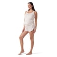 thumbnail image 4 of Ingrid & Isabel For Every Belly Women's Maternity Ribbed Henley Tank & Short Set, Sizes S-XXXL, 4 of 8