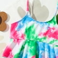 thumbnail image 6 of ASFGIMUJ Toddler Girls Sleeveless Printing Beach Bathing Baby Suit Girls 2Pc Swimwear Swimsuit,Size 3 Years-4 Years, 6 of 6