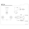 thumbnail image 2 of Kingston Brass Generic Two Handle Tub & Shower Faucet, 2 of 2