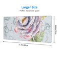 thumbnail image 2 of Rocae Vintage Rose for Gaming Mouse Pad, Mouse Pad Large, Office Computer Keyboard Mousepad, Keyboard and Mouse Pad with Stitched Edges,31.5 x 11.8 in, 2 of 5