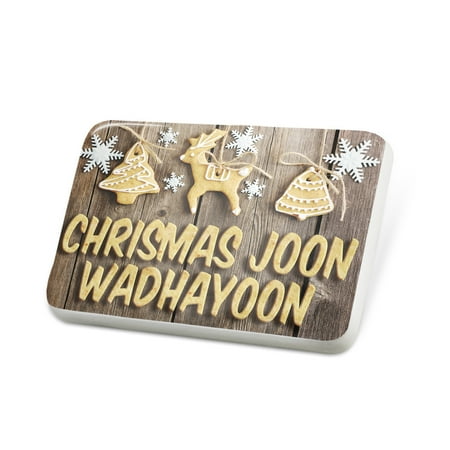 Porcelein Pin Merry Christmas in Sindhi from Pakistan, India Lapel Badge – NEONBLOND