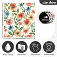 thumbnail image 3 of Flowers with Leaves Dishwasher Magnetic Covers Magnet Sticker Kitchen Decor Dishwasher Refrigerator Front Door Covers Decorative Magnetic 23" x 26", 3 of 6