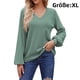thumbnail image 1 of Camisas de mujer de manga larga, suéteres elegantes de manga larga, tops casuales., 1 of 5