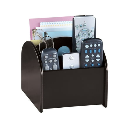 Saunders Storage Holder - Remote Control Holder Swivel Storage Caddy Multi-Compartments