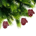 thumbnail image 2 of Maison Concepts Christmas Flat Mitt Shape Ornament - Set of 6 (4.5L X 0.25W X 5H), 2 of 3