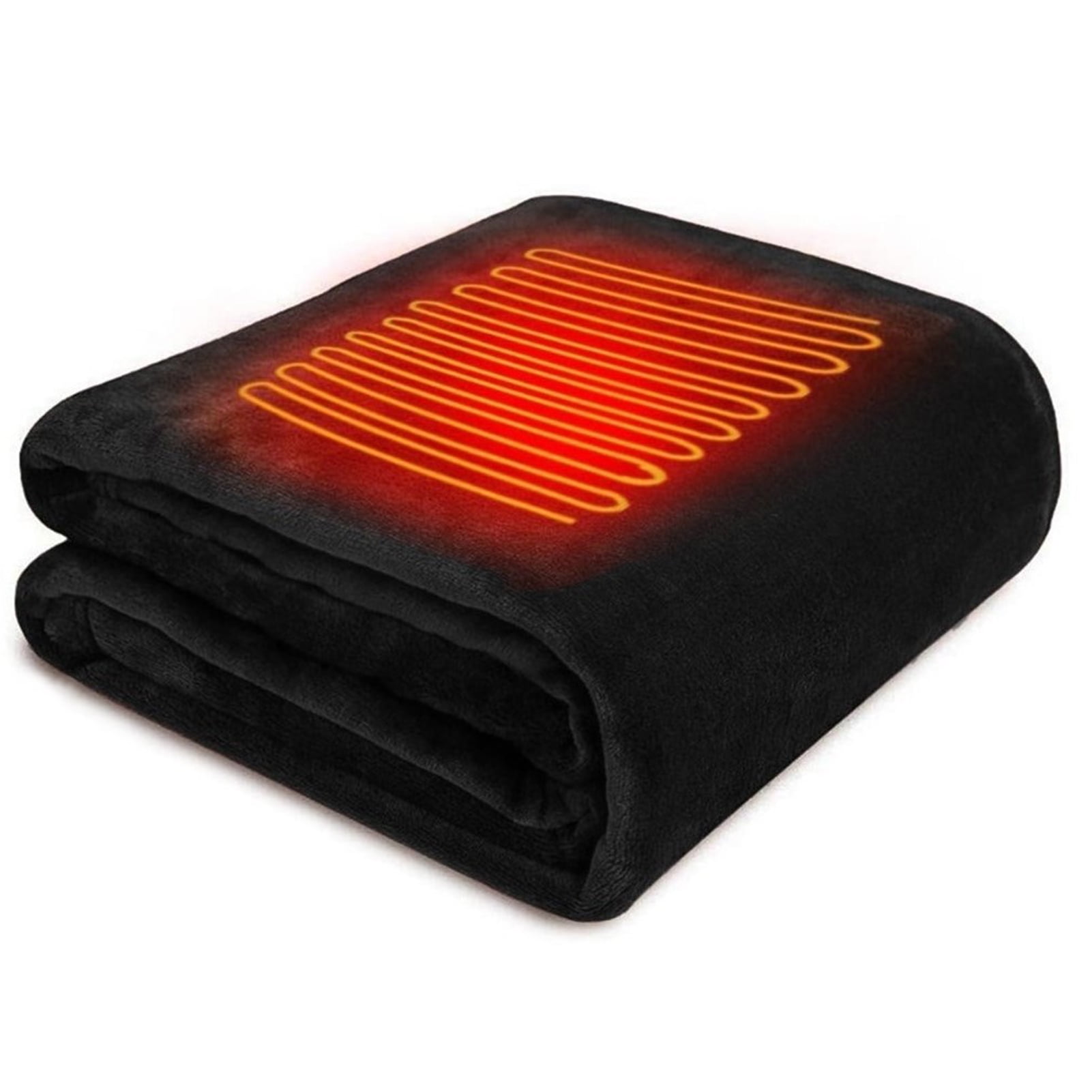 Electric Heated Blanket DoubleLayer Flannel Electric Throw Walmart