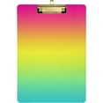 thumbnail image 1 of FMSHPON Solid Color Linear Gradient Clipboard Hardboard Wood Nursing Clip Board and Pull for Standard A4 Letter 13x9 inches, 1 of 8