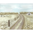 thumbnail image 2 of Bryan, Kathleen 18x15 White Modern Wood Framed Museum Art Print Titled - Barn  Road Fence, 2 of 4