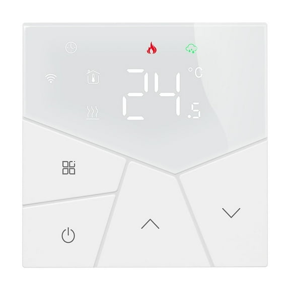 Thermostat Tuya Smart Home Life Temperature Controller Warm Floor Electric Heating Gas Boiler Underfloor With Sensor ,Temperature calibrating