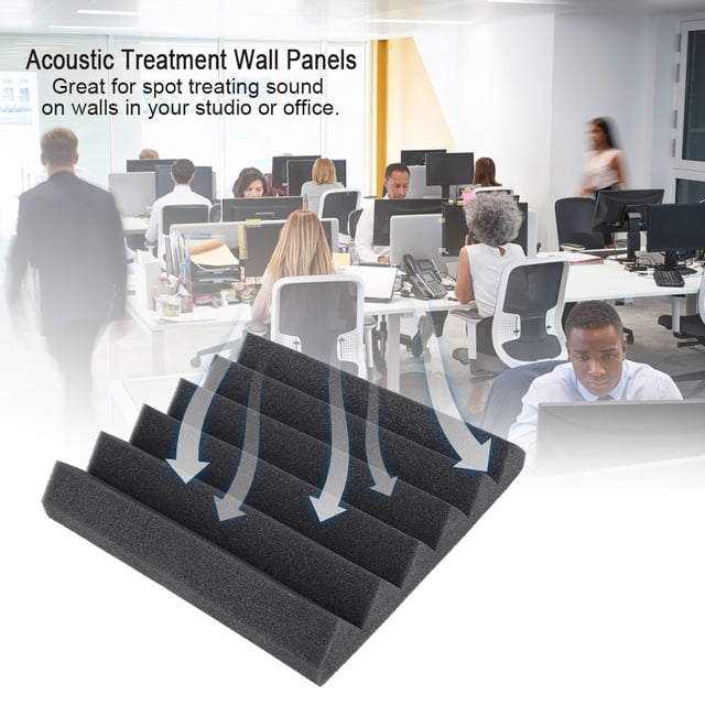 Panel acústico con instalación de bricolaje, paneles acústicos de espuma de estudio, paneles de pared para tratamiento acústico, cuñas de espuma de estudio, diseño a prueba de futuro