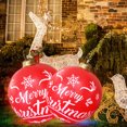 thumbnail image 3 of Bola de Navidad 60cm Inflable PVC Resplandor Inflable (Estilo M), 3 of 6