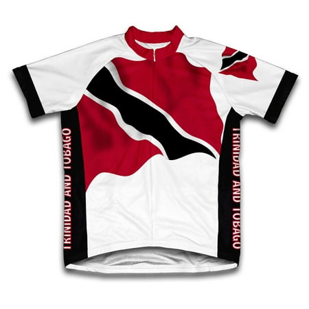 Mens Superlight Sleeveless Cycling Jersey - Trinidad And Tobago Flag Short Sleeve Cycling Jersey for Men - Size XS