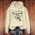 thumbnail image 2 of Bovemsi Sweatshirt for Women Fleece Hoodie With Pocket Lightweight/ Pullover Long Sleeve Adjustable Casual Daily Wear Outdoor/Indoo Comfort Hoodie, 2 of 4