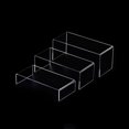 thumbnail image 2 of 3PCS Acrylic Display Shoe Risers Clear Retail Display Stand U Shaped Shelf Showcase Rack for Toy Bag Cosmetic (M), 2 of 8
