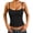 Black, variant on Lightweight Breathable Camisole Shirts for Ladies Thin Adjustable Straps Detachable Padding Soft Stretch Tops for Daily Activities Post Workout Recovery Tank (Hot Pink,L)