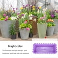 thumbnail image 3 of Milisten Rectangular Plastic Fence Flower Pots Green Plants Potted Succulent Planting Pot, 3 of 5
