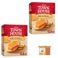 thumbnail image 3 of ( 2 Pack ) Town House Original Oven Baked Light And Buttery Crackers, 13.8 oz Box, 3 of 8